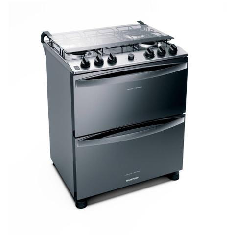 Fogão 5 Bocas Brastemp Inox - 220v - Bfd5ncrrna Fogão 5 Bocas Brastemp Inox - 220v - Bfd5ncrrna