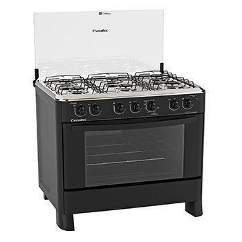 Fogão 6 Bocas Esmaltec Caribe Preto – Bivolt – 6081