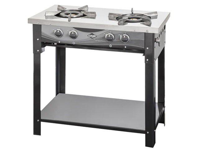 Fogão 2 Bocas Layr Titanyum Inox – 800