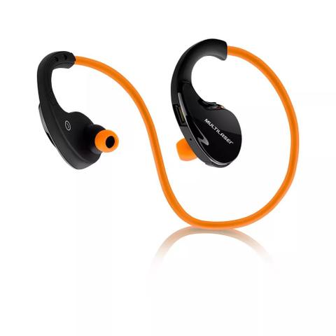 Fone de Ouvido Intra-auricular Bluetooth Arco Sport Laranja Multilaser Ph185