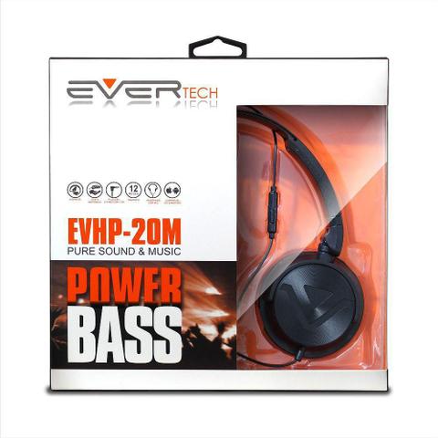 Fone de Ouvido Headphone Dj Evertech Evhp-20m/ws-i