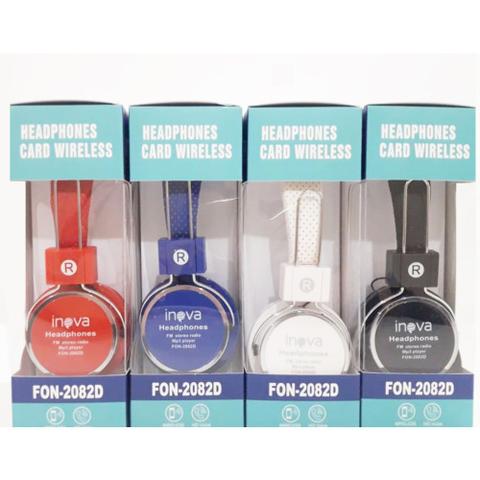 Fone de Ouvido Headphone Wireless Inova Kv2005