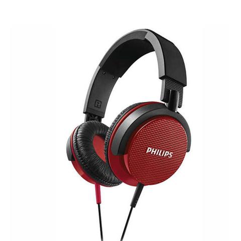 Fone de Ouvido Headphone Vermelho Philips Shl3100rd00