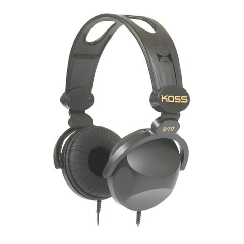 Fone de Ouvido Headphone Com Haste Ajustável Preto Koss R10