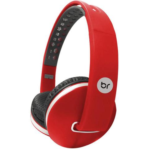 Fone de Ouvido Headphone Colors Vermelho Bright 0471