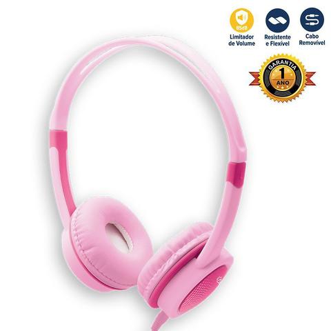 Fone de Ouvido Basic Headphone Kids Go Rosa I2go I2gear088