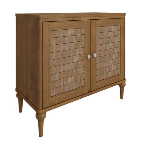 Gabinete para Banheiro 2 Portas Rústico PC Artemobili Garapa/Garapa