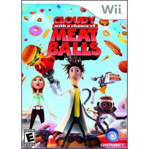 Jogo Cloudy With a Chance Of Meatballs - Wii - Ubisoft