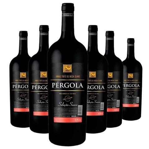 Kit Vinho Nacional Pergola Tinto Suave L P Rgola Vinho Magazine Luiza