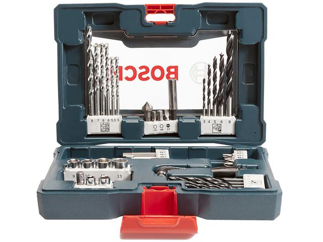 Kit Ferramentas Bosch 41 Pecas V Line 41 Com Maleta Kit