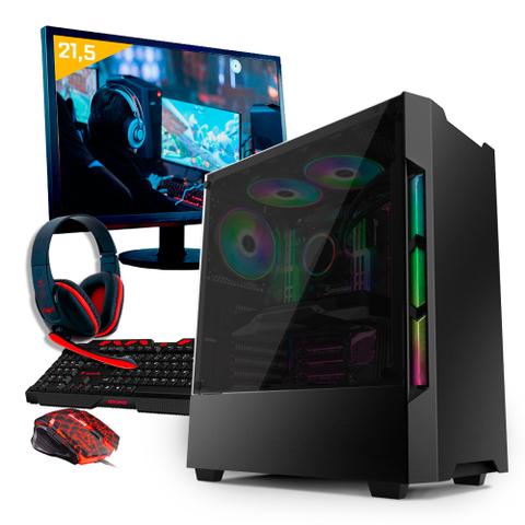 Desktop Neologic Gamer Nli80941 Amd Ryzen 5 2400 3.60ghz 8gb 1tb Geforce Gtx 1050ti Windows 10 Pro Sem Monitor