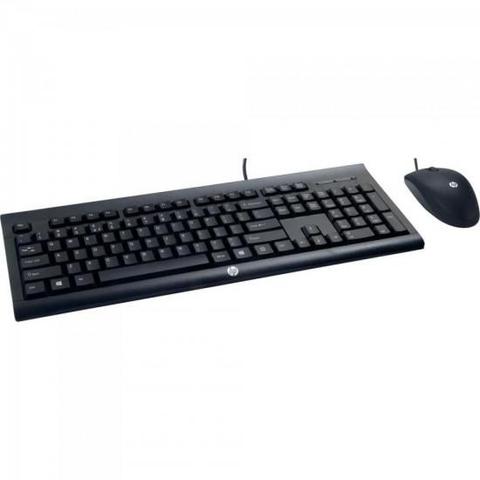 Kit Teclado e Mouse Usb Óptico Led 100 Dpis Cv2500 Hp