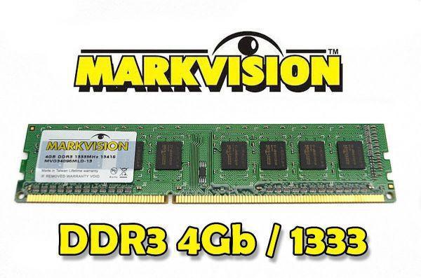Memória Ram 4gb Ddr3 1333mhz Mvd34096mld-13 Markvision