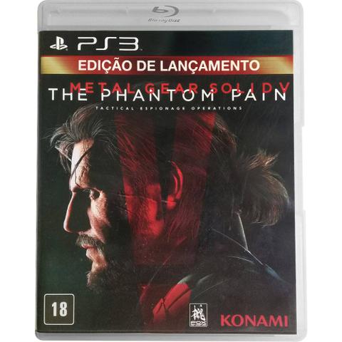 Jogo Metal Gear Solid V The Phantom Pain - Edição de Lançamento - Playstation 3 - Konami