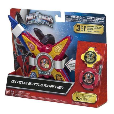 Morfador Deluxe 3em1 Power Rangers Ninja Steel Bandai 43501 - Sunny ...