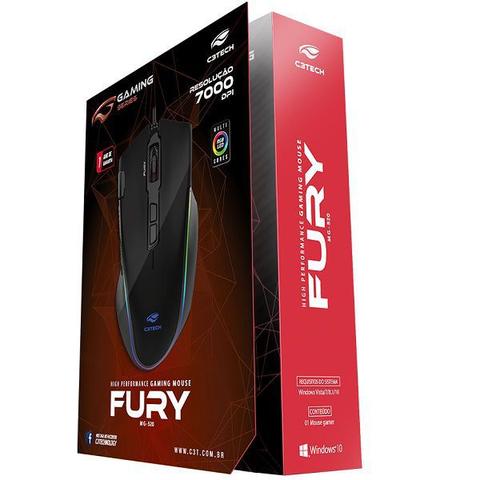 Mouse Fury Mg-520bk C3 Tech