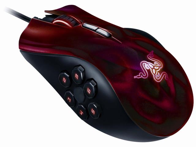 Mouse Usb Laser 5600 Dpis Naga Hex Wraith Red Rz.mo.na.06.rt Razer