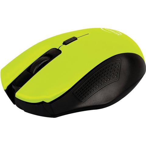 Mouse Wireless Óptico Led 1600 Dpis Citrus Verde Mo204 Newlink
