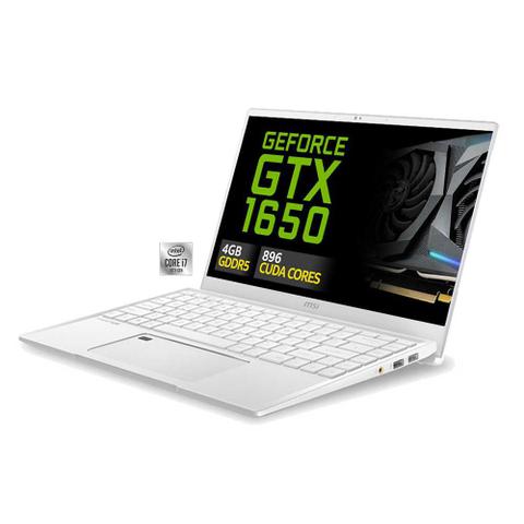 Notebookgamer - Msi Prestige 14 I7-10710u 4.0ghz 16gb 1tb Ssd Geforce Gtx 1650 Windows 10 Professional 14" Polegadas