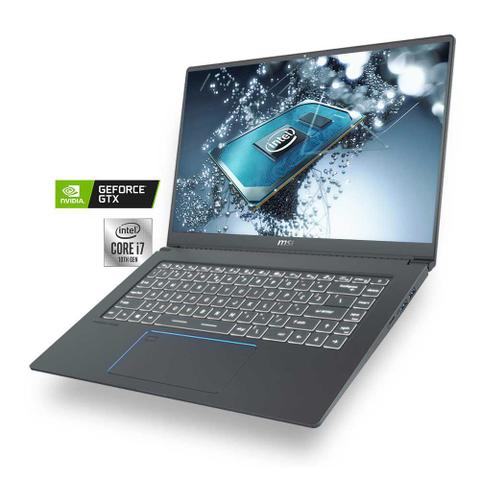 Notebookgamer - Msi Prestige 15 I7-10710u 4.0ghz 32gb 1tb Ssd Geforce Gtx 1650 Windows 10 Professional 15" Polegadas