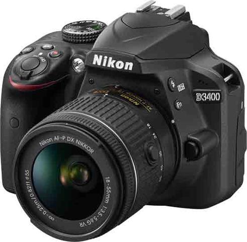 Câmera Digital Nikon Vermelho 24.2mp - D3400 | 18-55mm