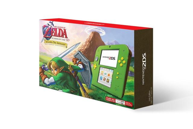 Console 2ds Verde 4gb + Jogo The Legend Of Zelda: Ocarina