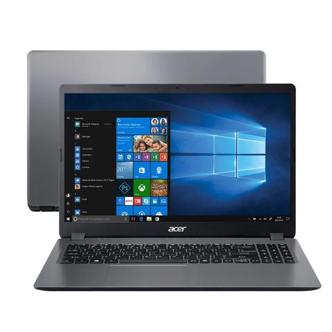 Notebook - Acer A315-54k-37lz I3-8130u 2.20ghz 4gb 256gb Ssd Intel Hd Graphics 620 Windows 10 Home Aspire 3 15,6