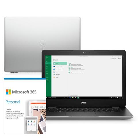 Notebook - Dell I14-3480-m20sf I3-8145u 1.60ghz 4gb 128gb Ssd Intel Hd Graphics Windows 10 Home Inspiron 14" Polegadas