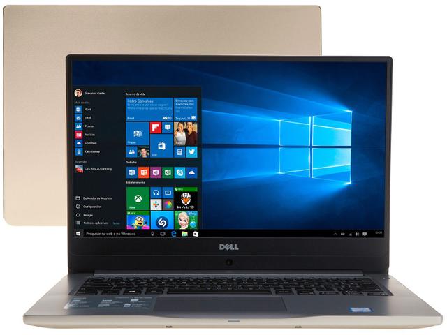 Ultrabook - Dell I14-7472-a20g I7-8550u 1.80ghz 8gb 1tb Padrão Geforce Mx150 Windows 10 Home Inspiron 14" Polegadas