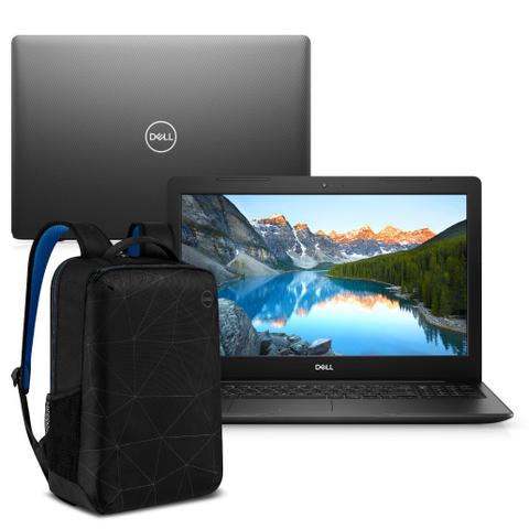 Notebook - Dell I15-3584-ms3pb I3-7020u 2.30ghz 4gb 128gb Ssd Intel Hd Graphics 620 Windows 10 Home Inspiron - C/ Mochila 15,6" Polegadas