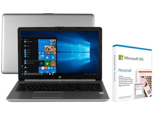 Notebook - Hp 29y05la I5-8250u 1.60ghz 8gb 256gb Ssd Intel Hd Graphics Windows 10 Home 250 G7 15,6" Polegadas