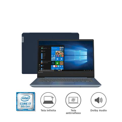 Notebook - Lenovo 81jm0003br I7-8550u 1.80ghz 8gb 1tb Padrão Intel Hd Graphics 620 Windows 10 Home Ideapad 330s 14