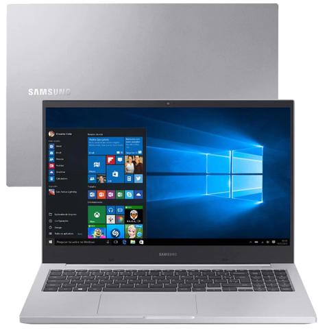 Notebook - Samsung Np550xcj-xf4br I5-10210u 1.60ghz 8gb 256gb Ssd Geforce Mx110 Windows 10 Professional 15,6" Polegadas