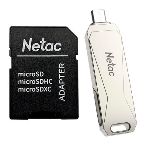 Pen Drive Netac Dual Drive 64gb - U381