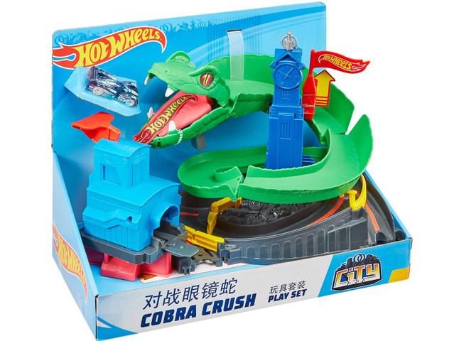 Pista com Carrinho Hot Wheels Ataque de Cobra - Mattel - Pistas ...