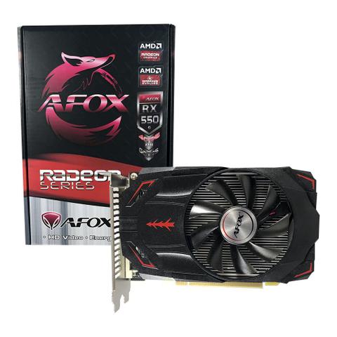 Placa de Vídeo Afox Rx 550 4gb Ddr5 Afrx550-4096d5h3