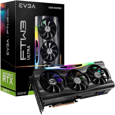 Placa de Vídeo Evga Rtx 3080 Ti Ftw3 12gb Ddr6 12g-p5-3969-kr