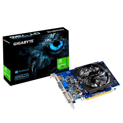 Placa de Vídeo Gigabyte Gt 730 2gb Ddr5 Gv-n730d5-2gi