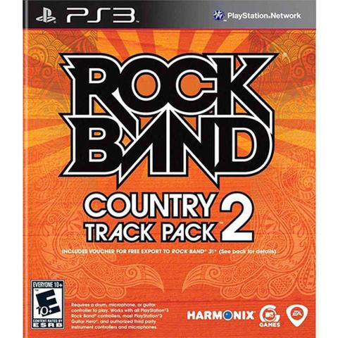 Jogo Rock Band Track Pack Country 2 - Playstation 3 - Ea Games