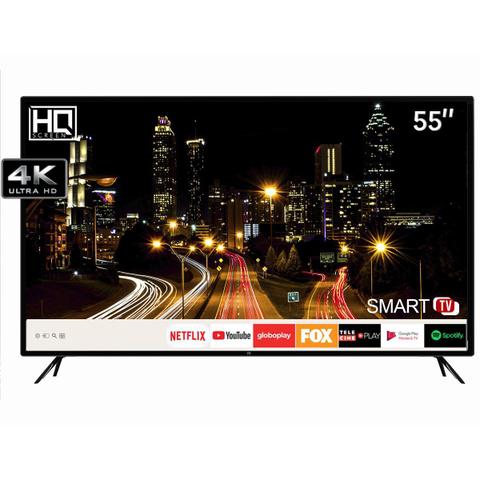Tv 55" Led Hq 4k - Ultra Hd Smart - Hqstv55ny