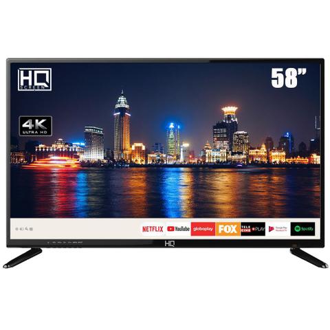 Tv 58" Led Hq 4k - Ultra Hd Smart - Hqstv58ny