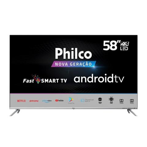 Tv 58" Led Philco 4k - Ultra Hd Smart - Ptv58g7agbls