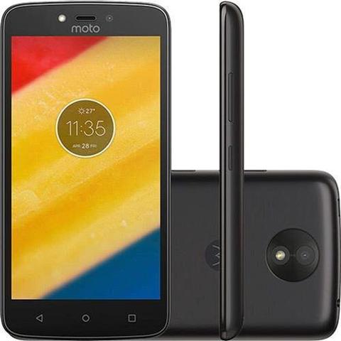 Celular Smartphone Motorola Moto C Xt1755 16gb Preto - Dual Chip