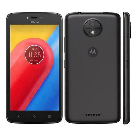 Celular Smartphone Motorola Moto C Plus Xt1724 16gb Preto - Dual Chip