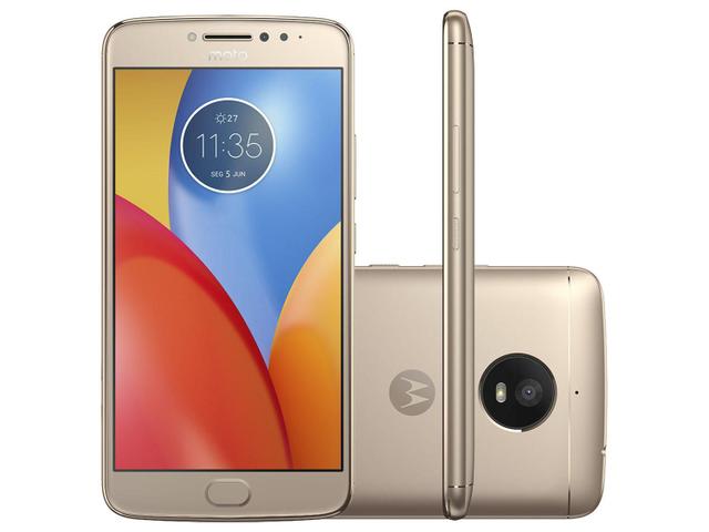 Celular Smartphone Motorola Moto E4 Plus Xt1773 16gb Dourado - Dual Chip