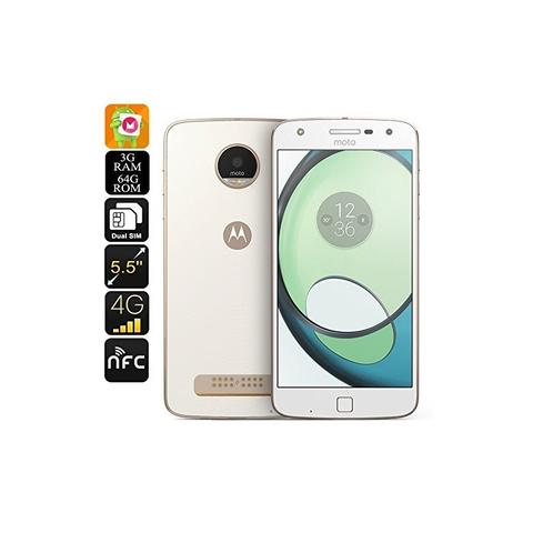 Celular Smartphone Motorola Moto Z Play Xt1635 64gb Dourado - Dual Chip