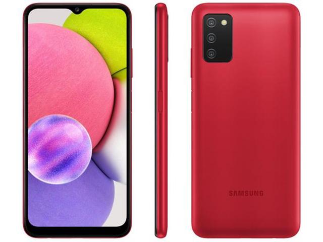 Celular Smartphone Samsung Galaxy A02s A025m 64gb Vermelho - Dual Chip