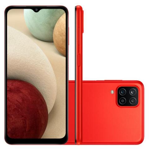 Celular Smartphone Samsung Galaxy A12s 64gb Vermelho - Dual Chip