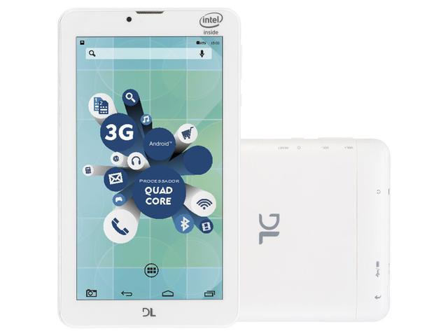 Tablet Dl Tecphone 600 Tx319bra Branco 8gb 3g