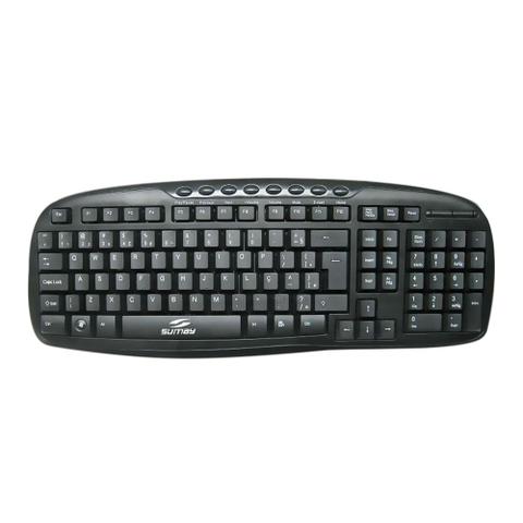 Teclado Multimidia Preto Sm-tm1303 Sumay